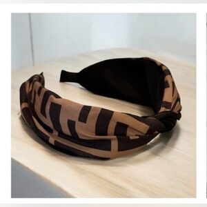 Stylish Brown and Black Hairband
